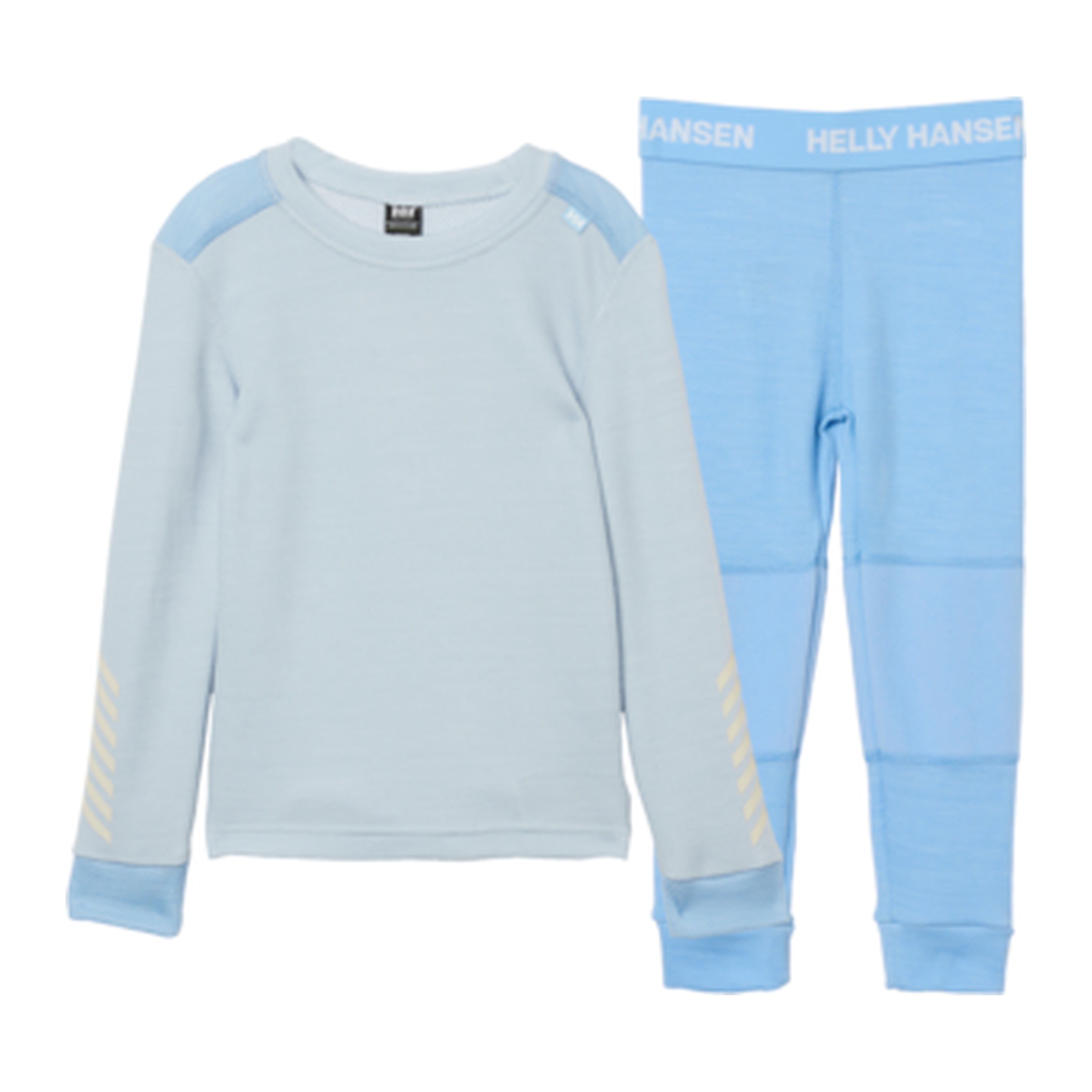 HH Kids' K LIFA Merino Set – Pinnacle Blue – detail