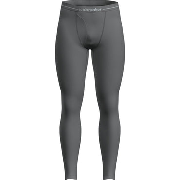 Icebreaker Men's Merino 200 Oasis Thermal Leggings with Fly - Gritstone Heather