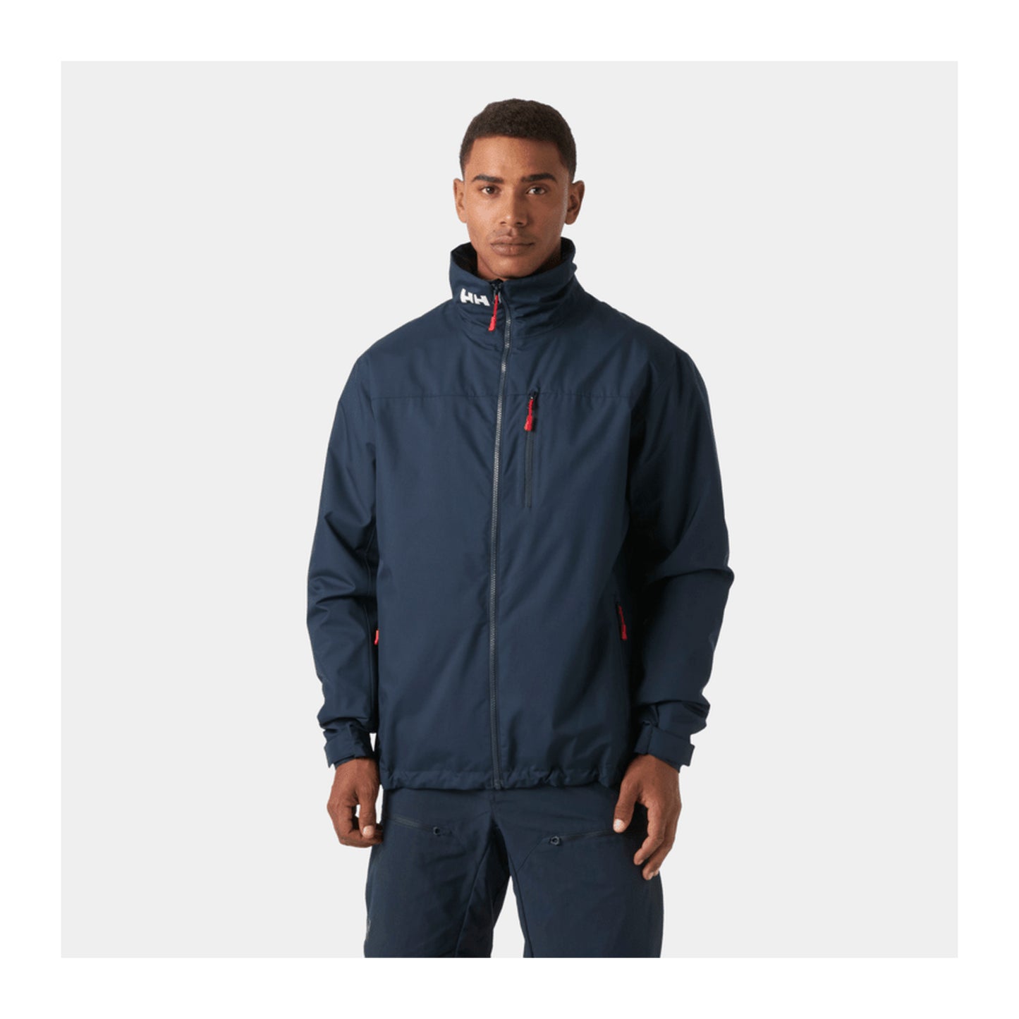 HH Men's Crew Midlayer Jacket 2 – Navy – detail