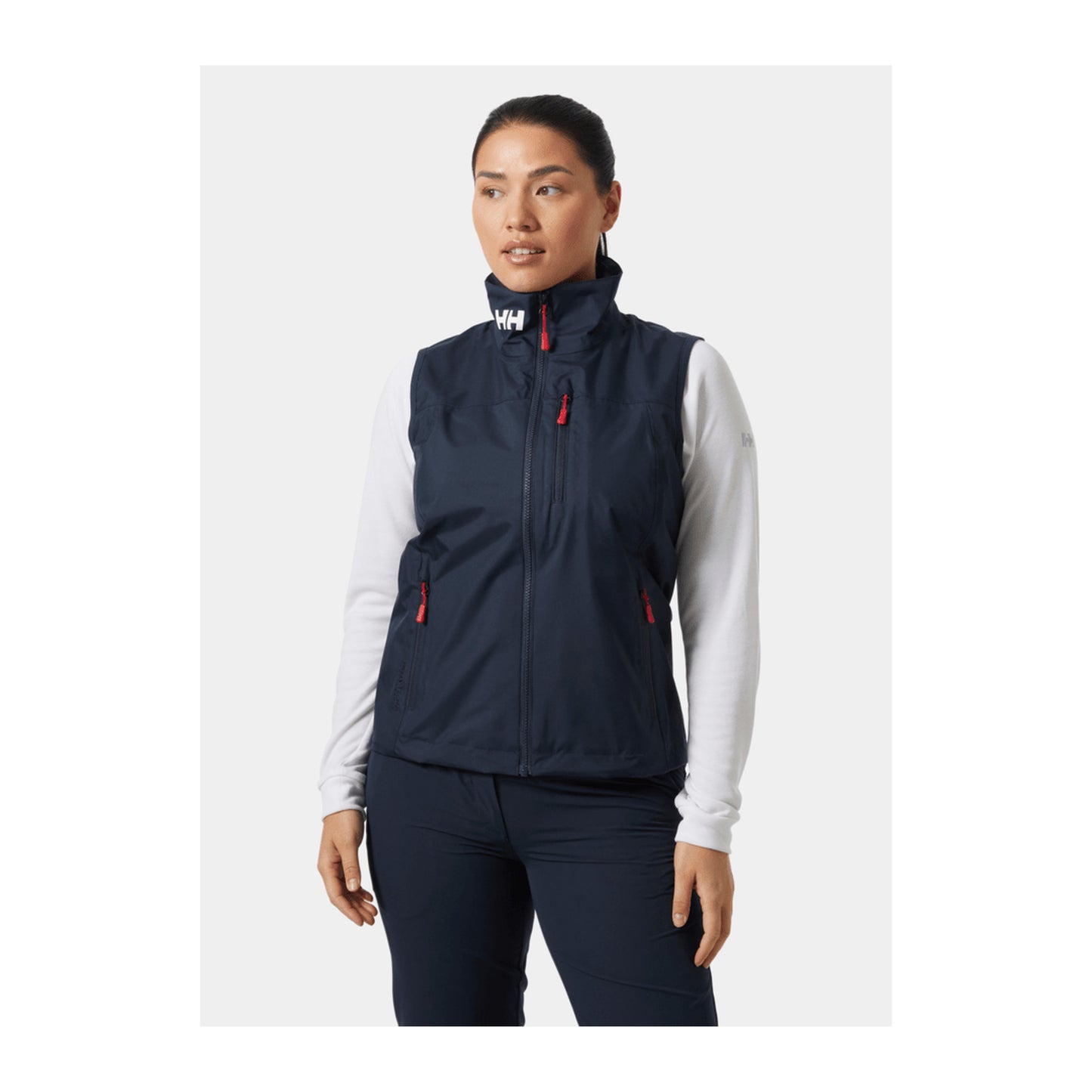 HH Women's W Crew Vest 2.0 – Navy – detail