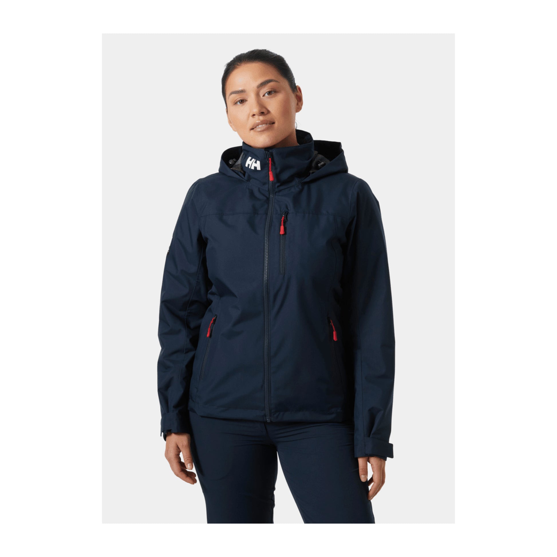 HH Women's W Crew Hooded Midl Jacket 2.0 – Navy – detail