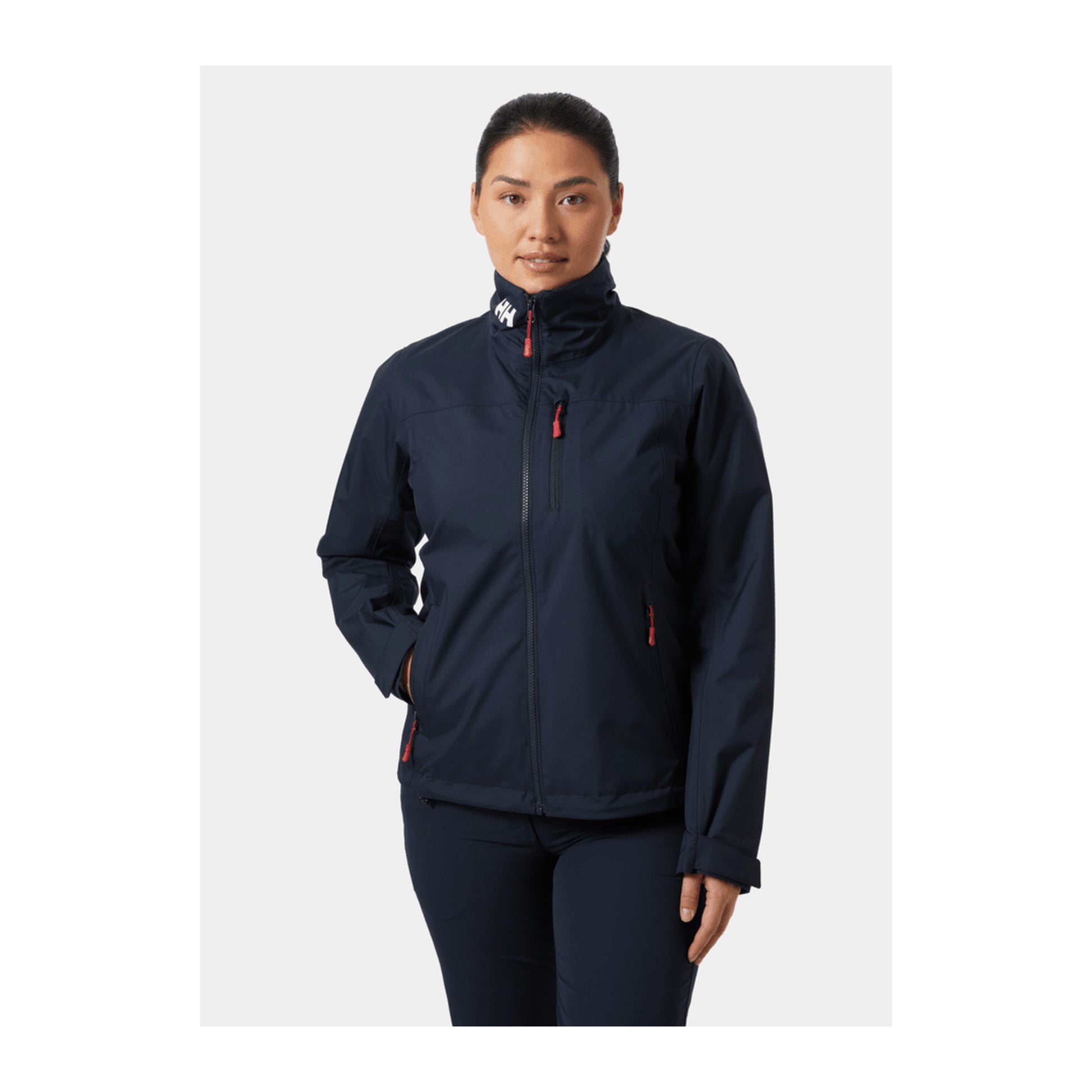HH Women's W Crew Midlayer Jacket 2 – Navy – detail