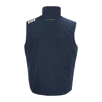 HH Men's Crew Pile Vest – Navy – back
