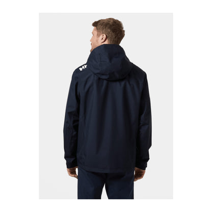 HH Men's Crew Hooded Jacket 2.0 – Navy – detail