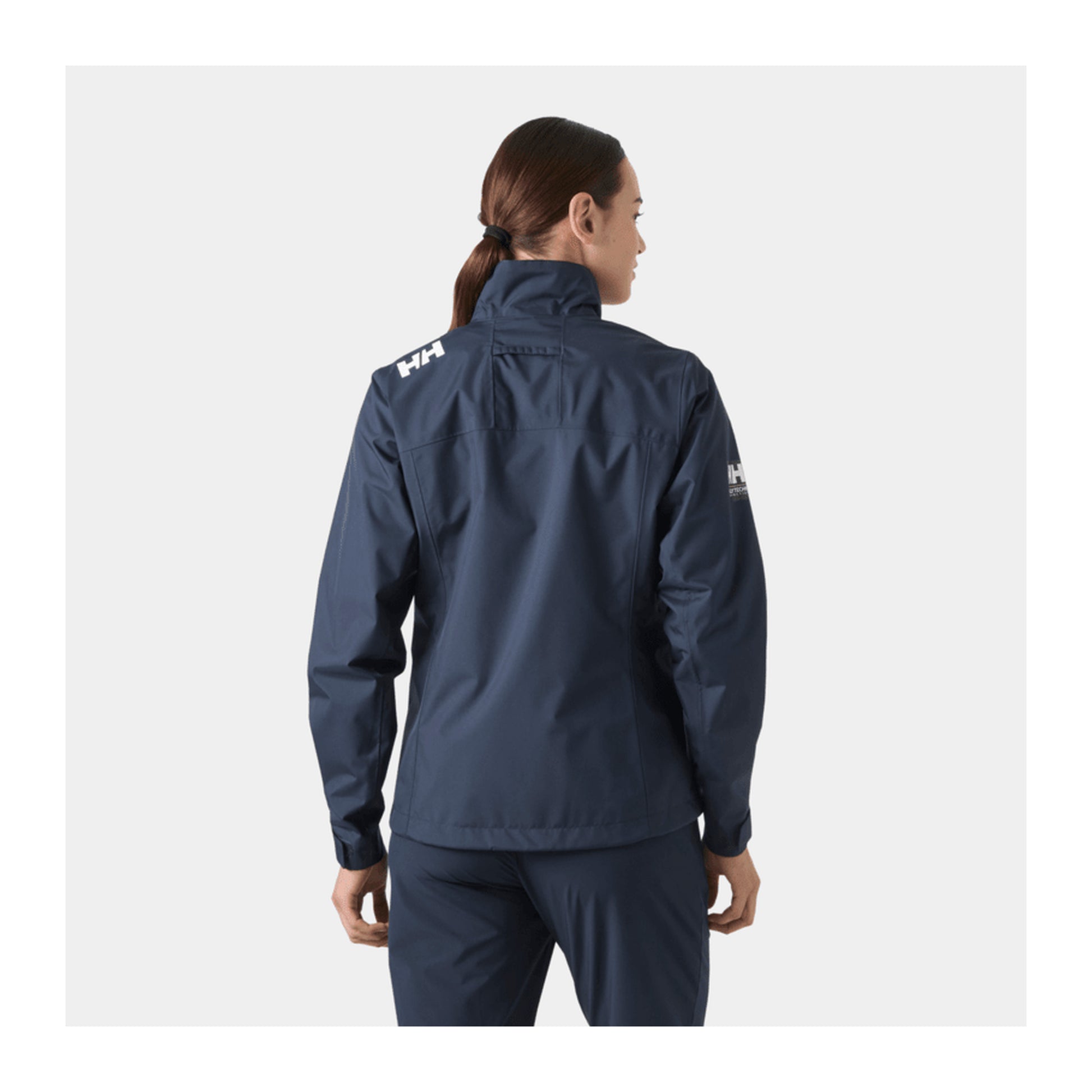 HH Women's W Crew Jacket 2.0 – Navy – detail