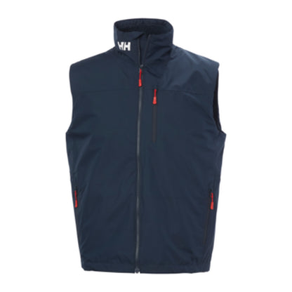 HH Men's Crew Pile Vest – Navy – detail