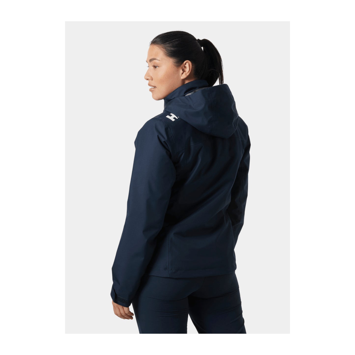 HH Women's W Crew Hooded Midl Jacket 2.0 – Navy – detail