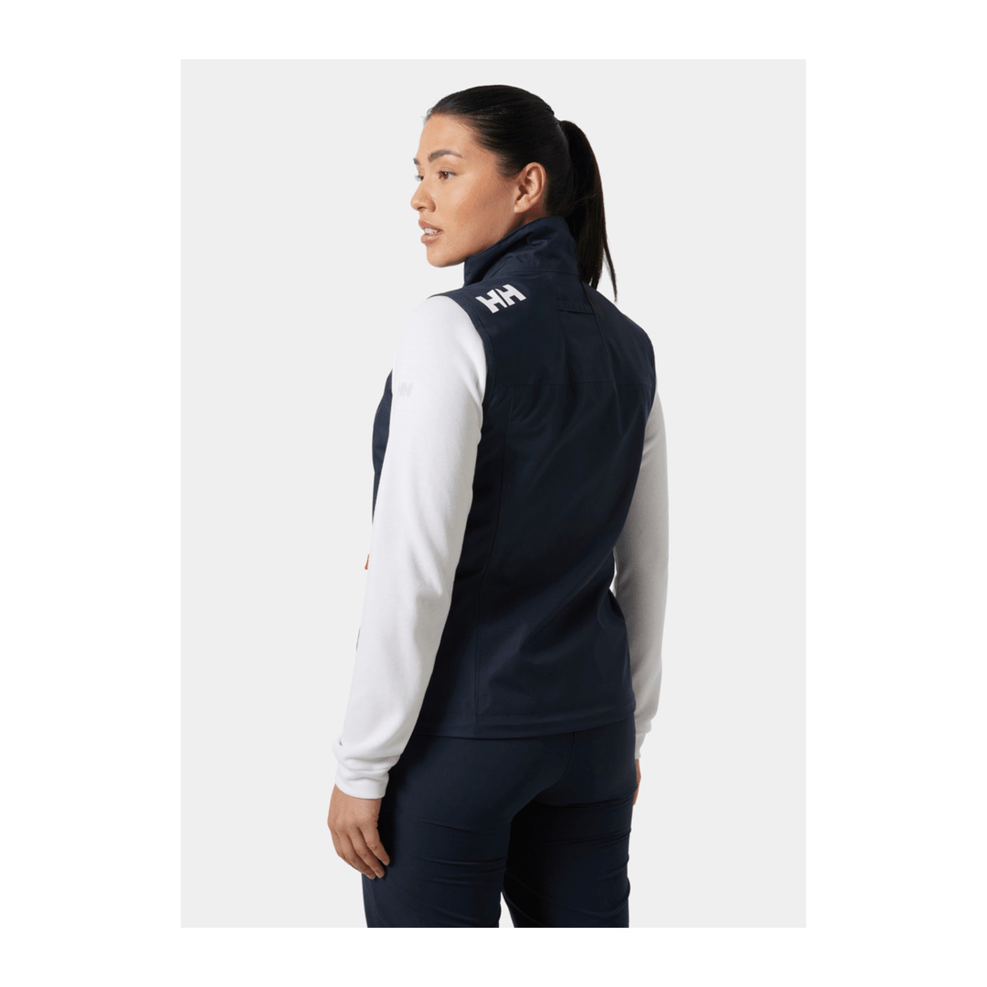 HH Women's W Crew Vest 2.0 – Navy – detail