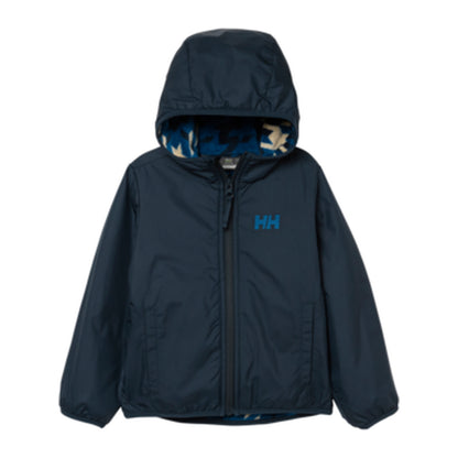 HH Kids' K Chill Hooded Jacket – Navy – detail