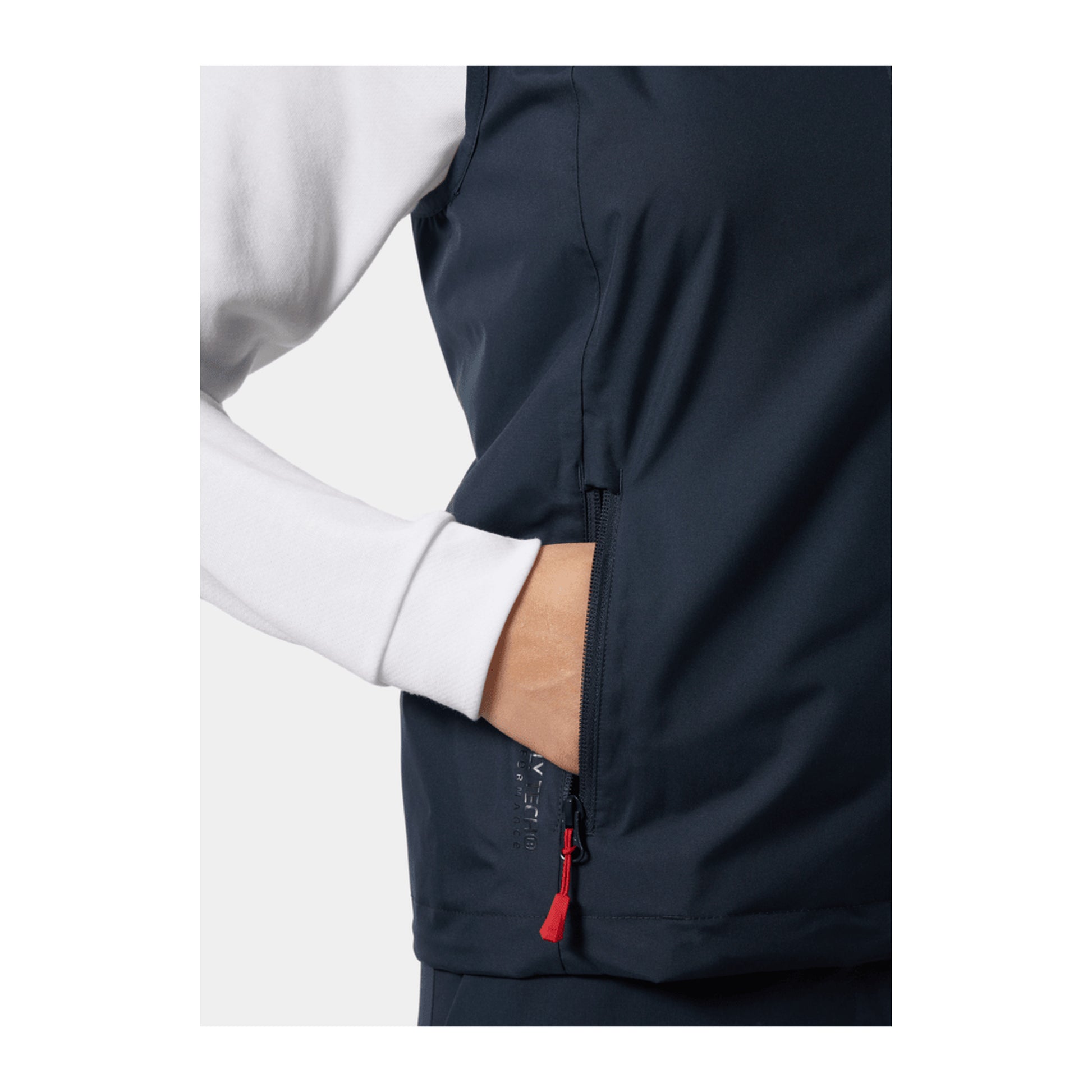 HH Women's W Crew Vest 2.0 – Navy – detail