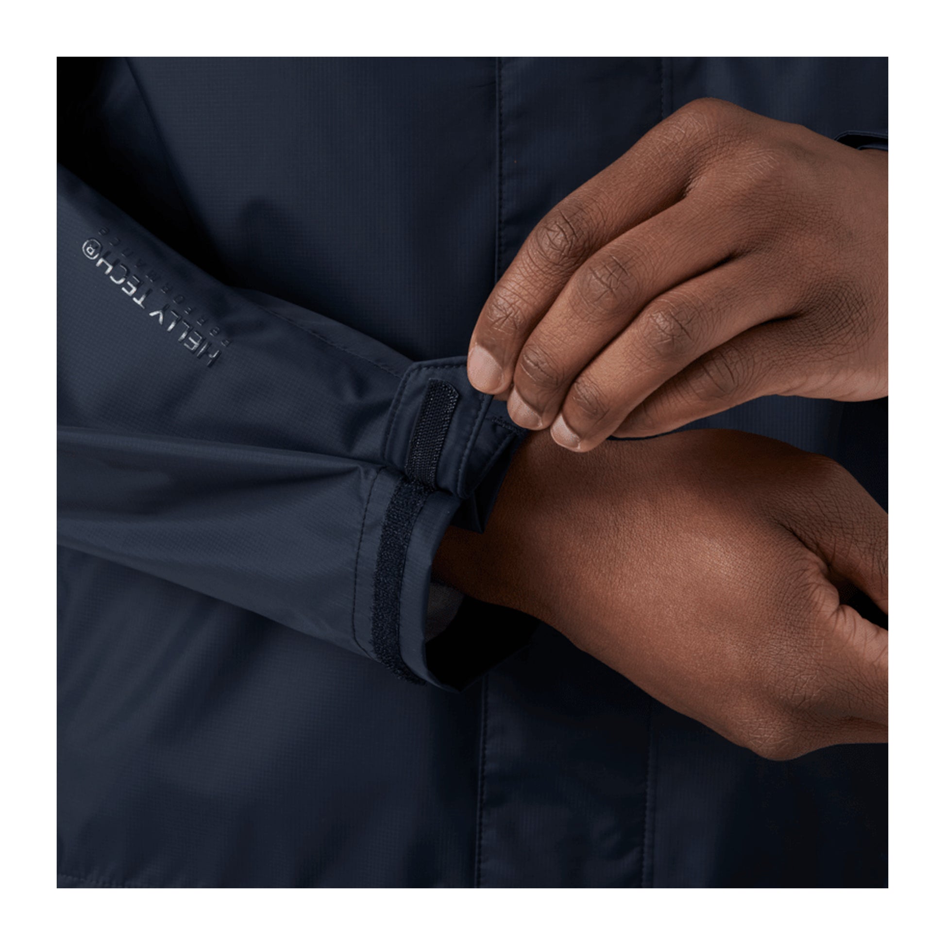 HH Men's Loke Jacket – Navy – detail