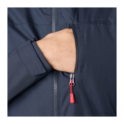 HH Women's W Crew Jacket 2.0 – Navy – detail