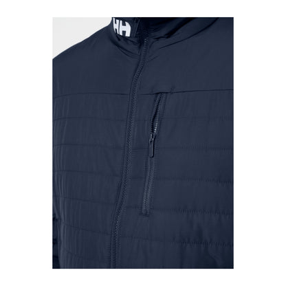 HH Men's Crew Insulator Jacket 2.0 – Navy – detail