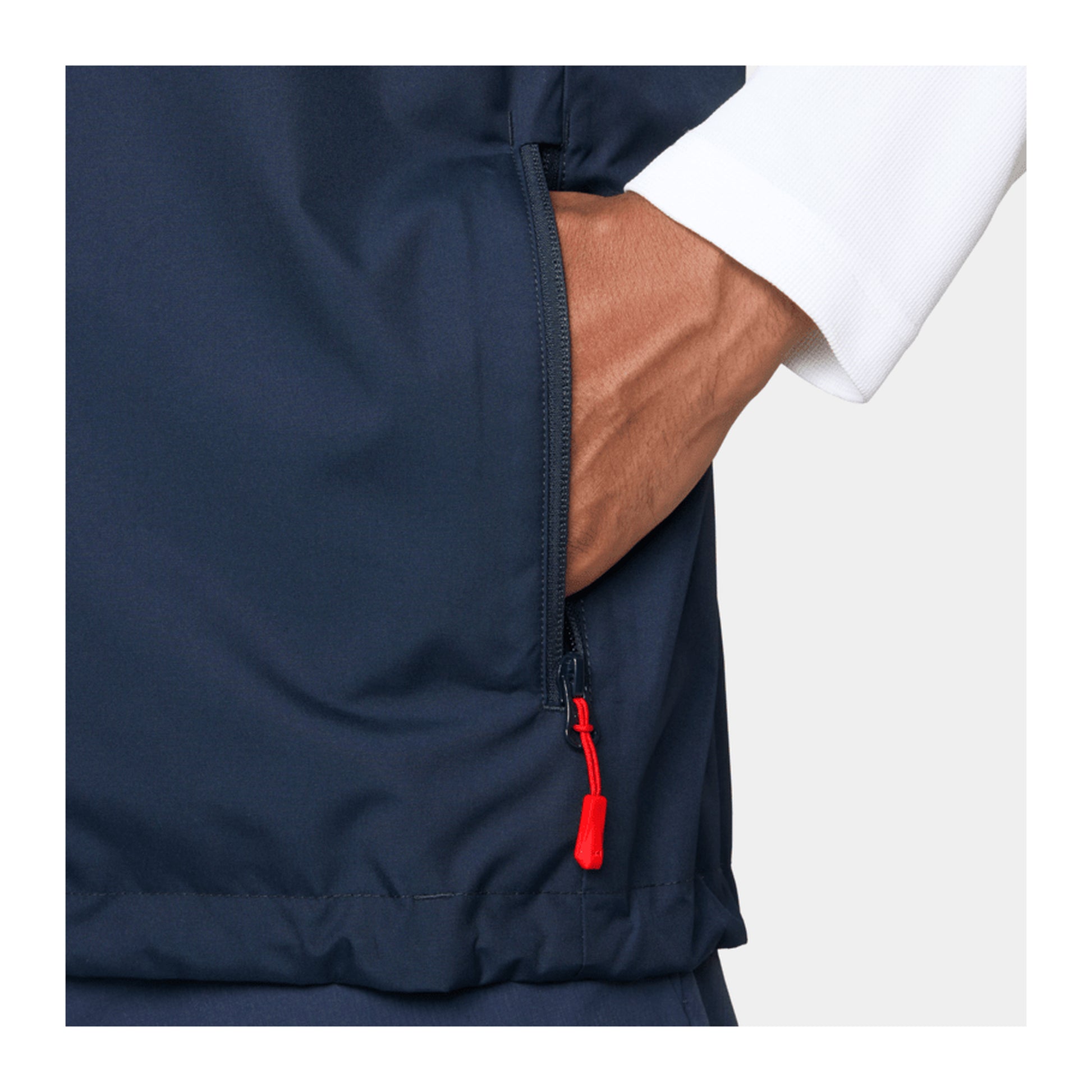 HH Men's Crew Vest 2.0 – Navy – detail