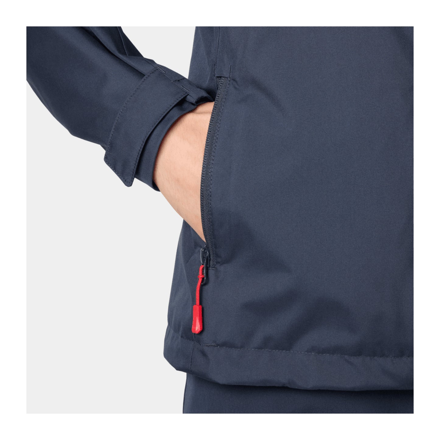 HH Women's W Crew Jacket 2.0 – Navy – detail