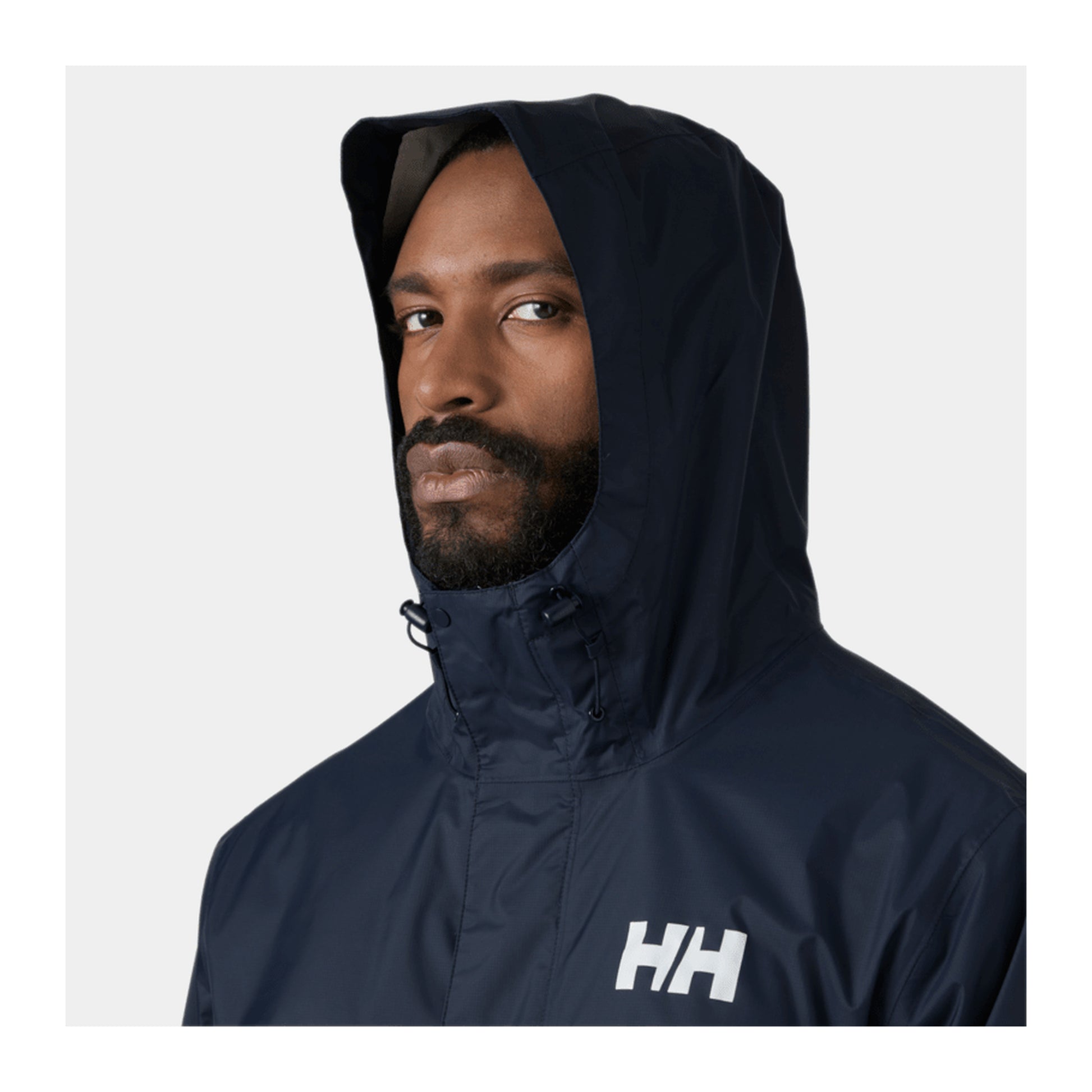 HH Men's Loke Jacket – Navy – detail