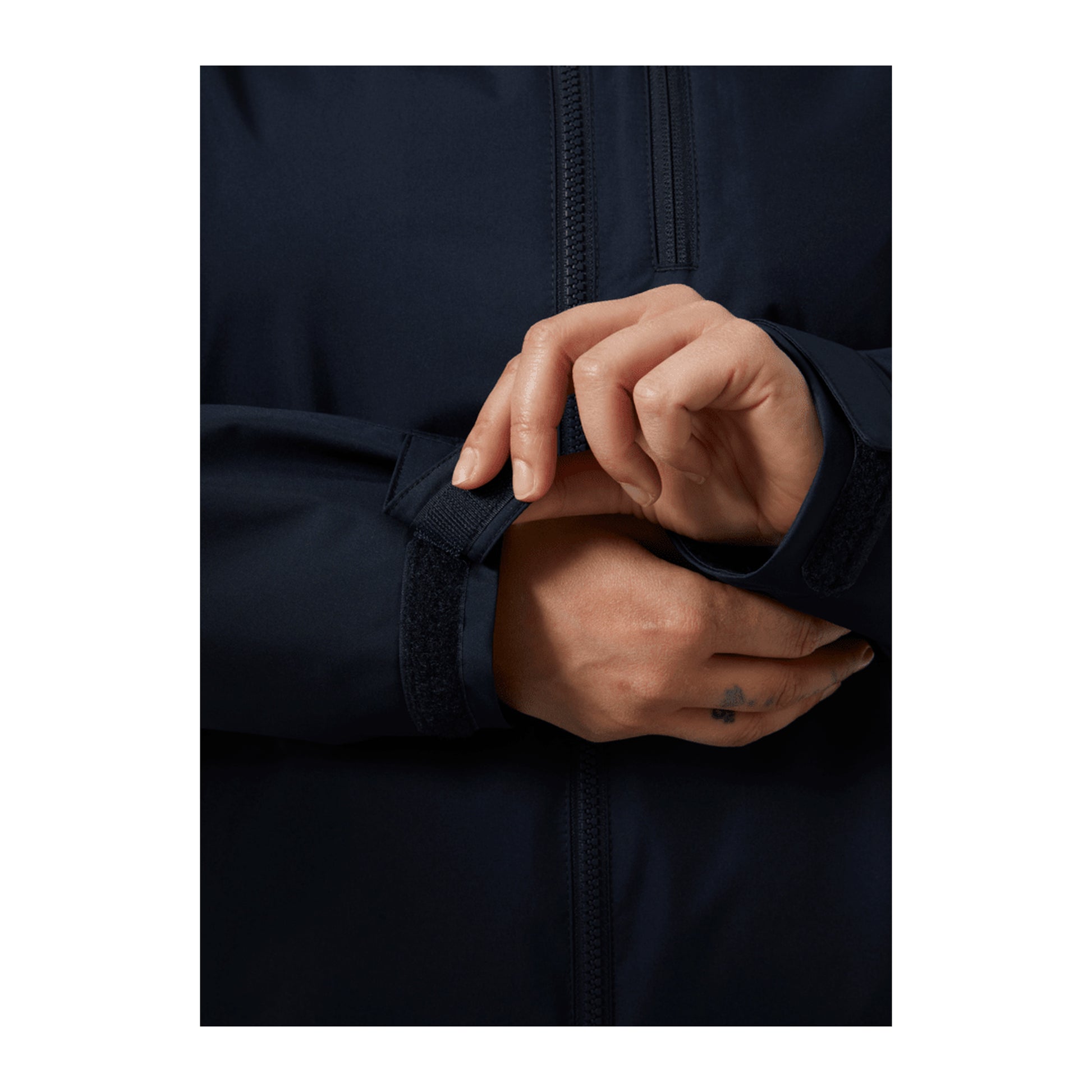 HH Women's W Crew Midlayer Jacket 2 – Navy – detail