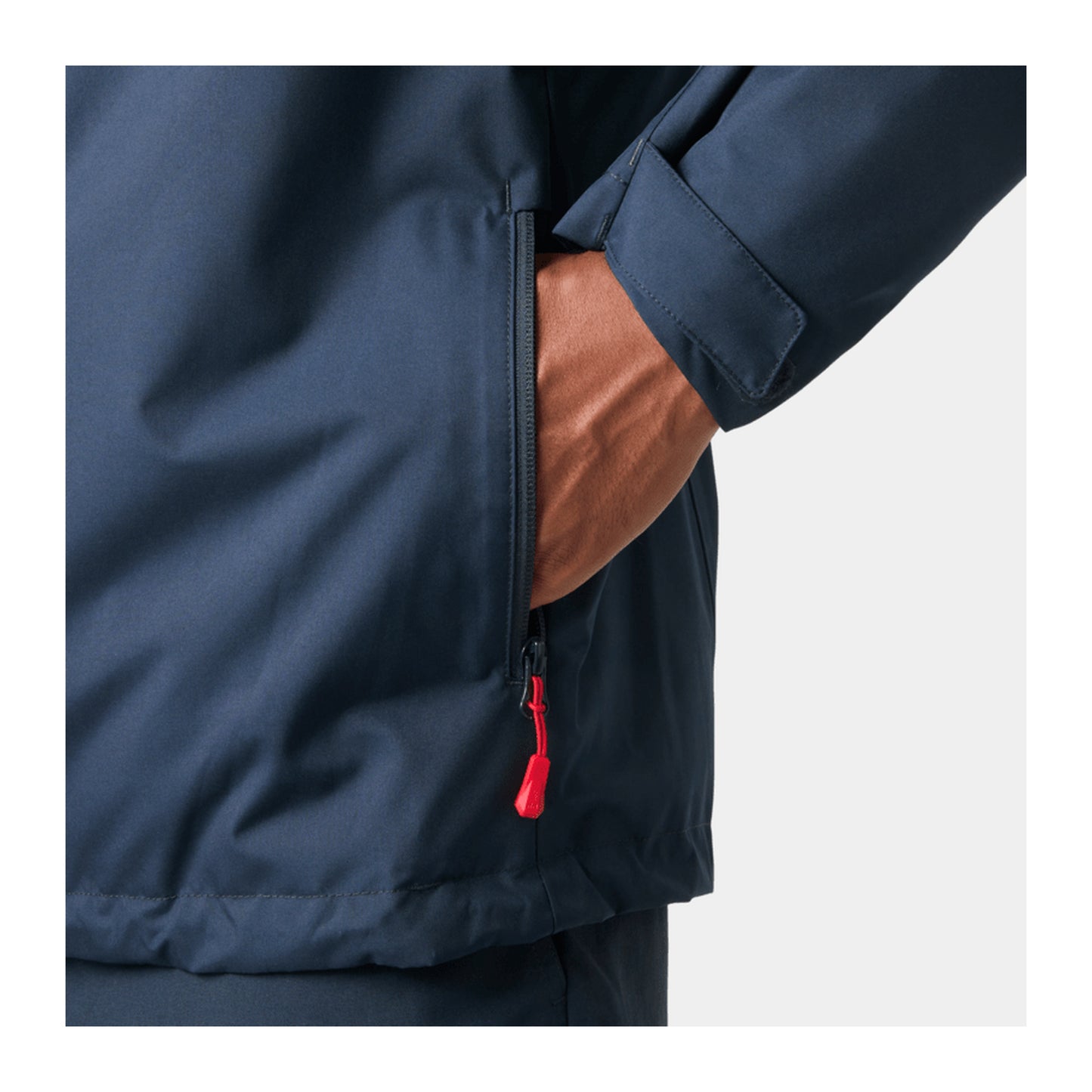 HH Men's Crew Midlayer Jacket 2 – Navy – detail