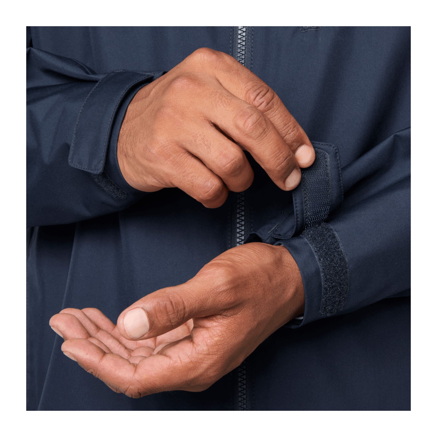 HH Men's Crew Jacket 2.0 – Navy – detail