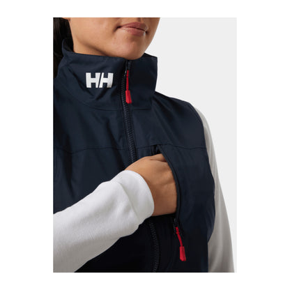 HH Women's W Crew Vest 2.0 – Navy – detail