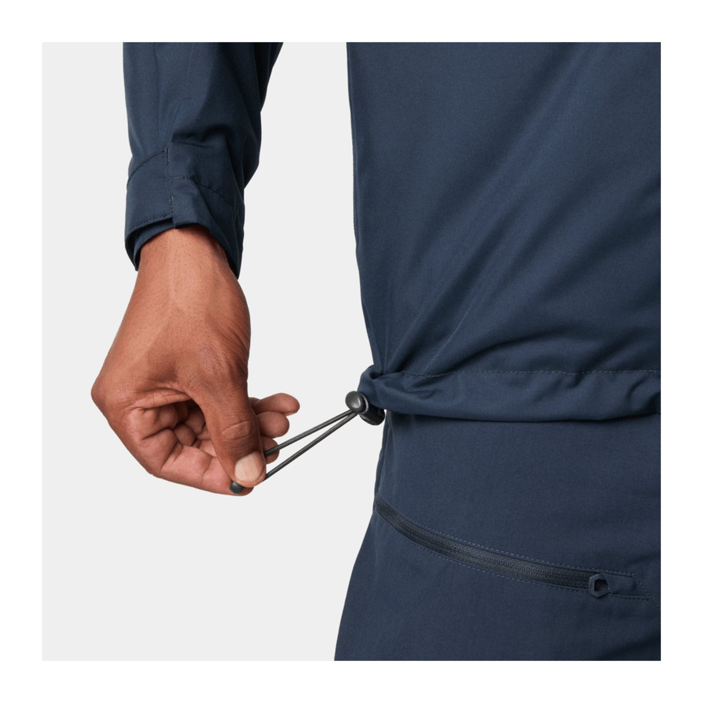 HH Men's Crew Midlayer Jacket 2 – Navy – detail