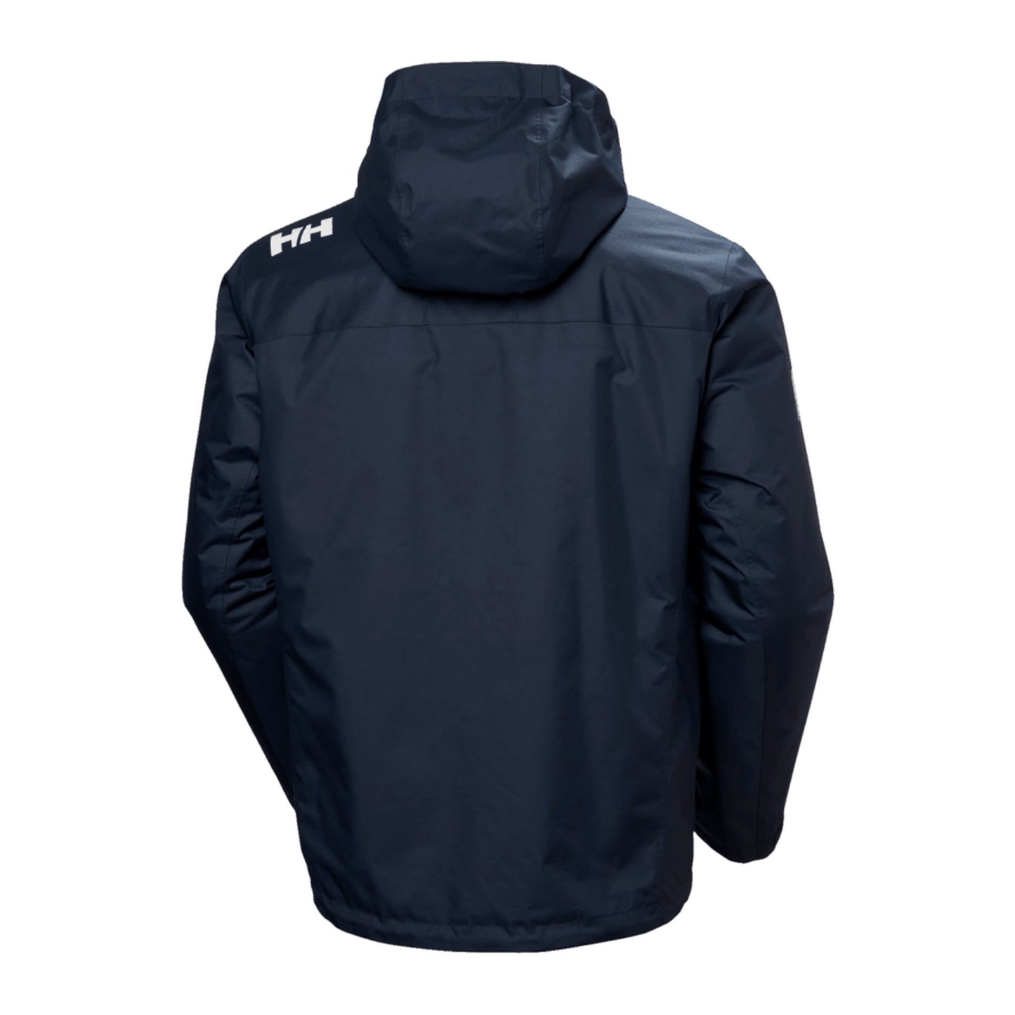 HH Men's Crew Hooded Midlayer Jacket 2 – Navy – back