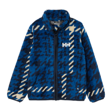 HH Kids' K Chill Fleece Jacket – Navy Aop – detail