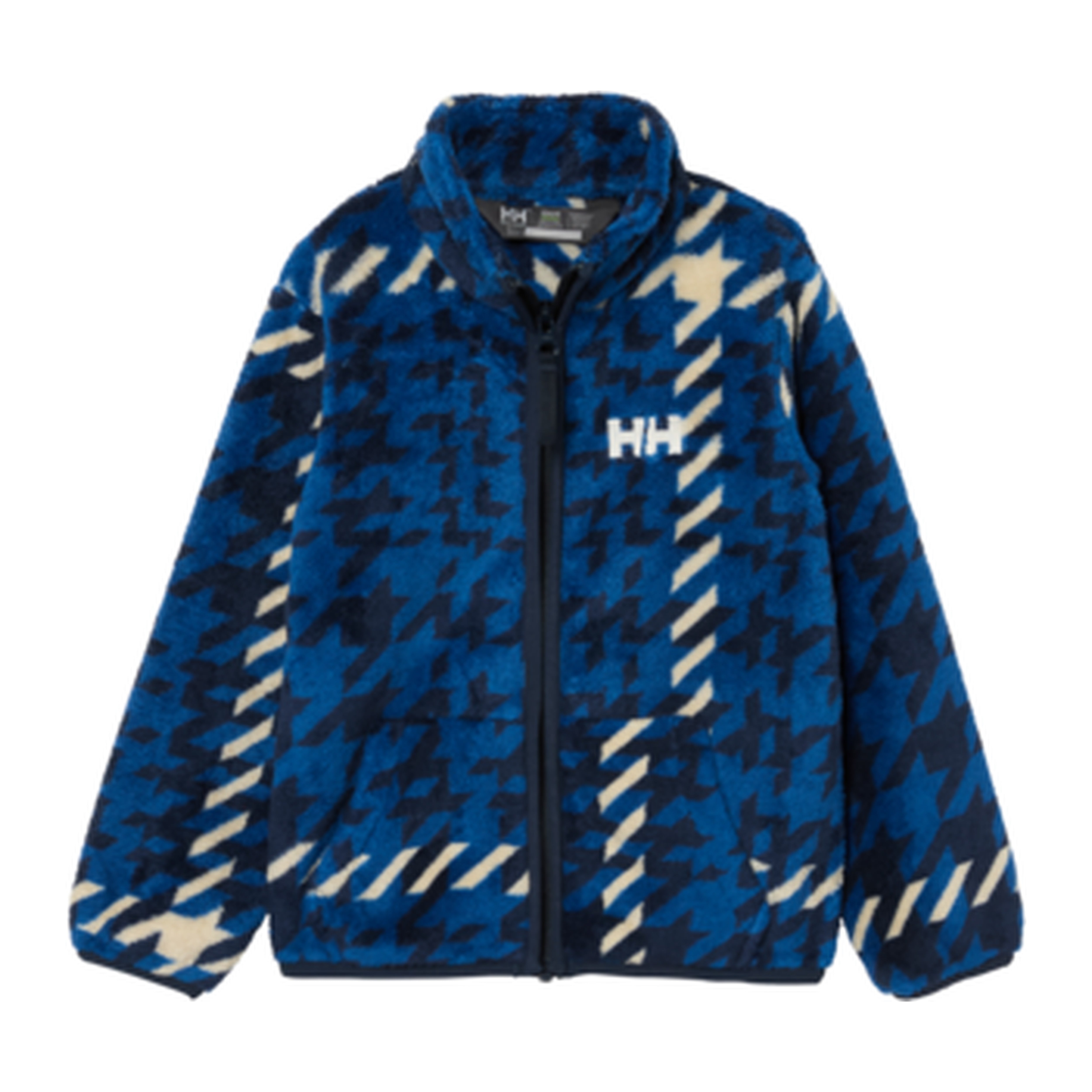 HH Kids' K Chill Fleece Jacket – Navy Aop – detail