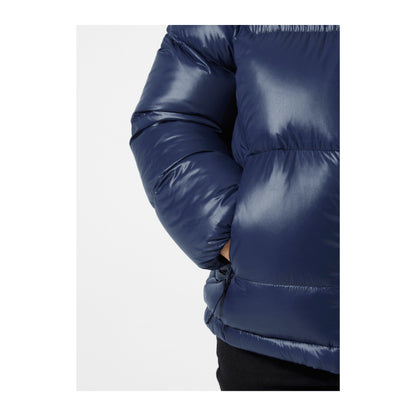HH Kids' K Isfjord Down Jacket – Navy – detail