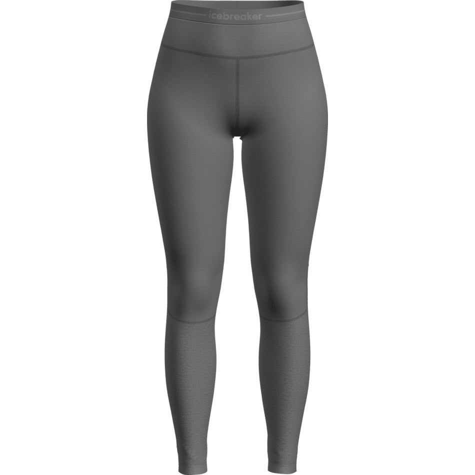 Icebreaker Women's Merino 260 ZoneKnit Thermal Leggings - Jet Heather