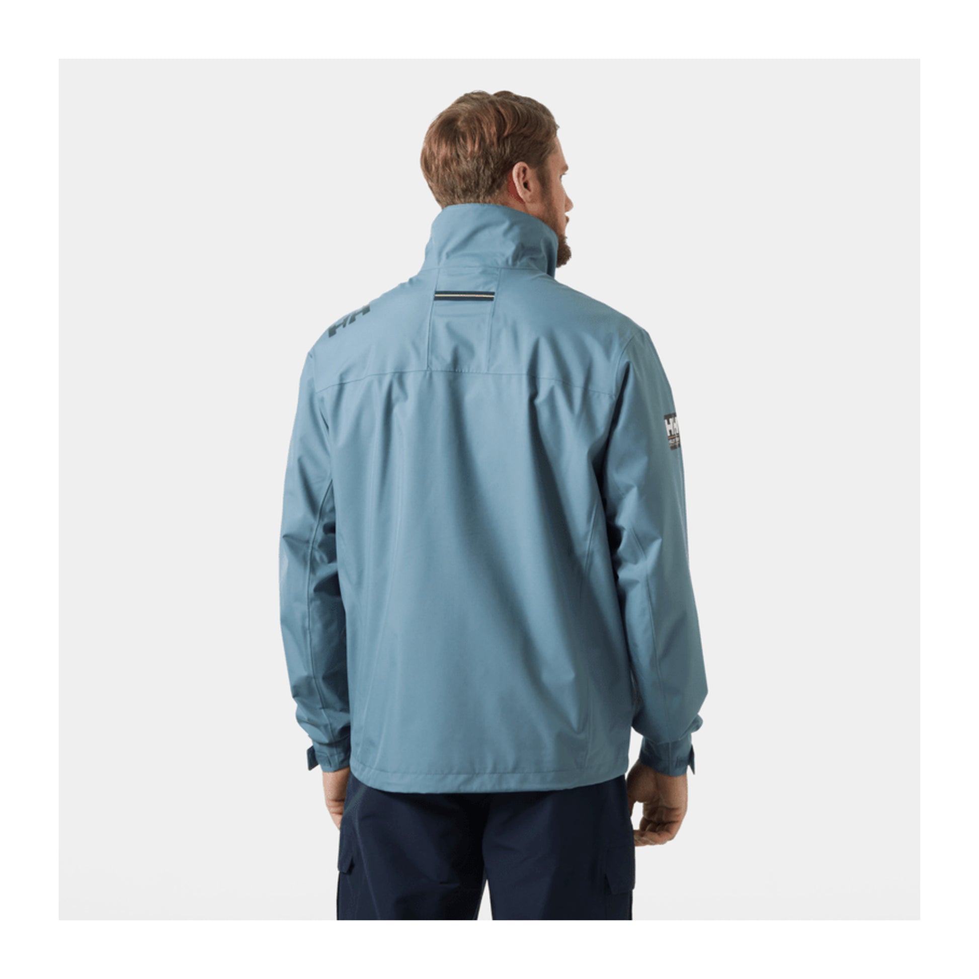 HH Men's Crew Jacket 2.0 – Washed Navy – detail