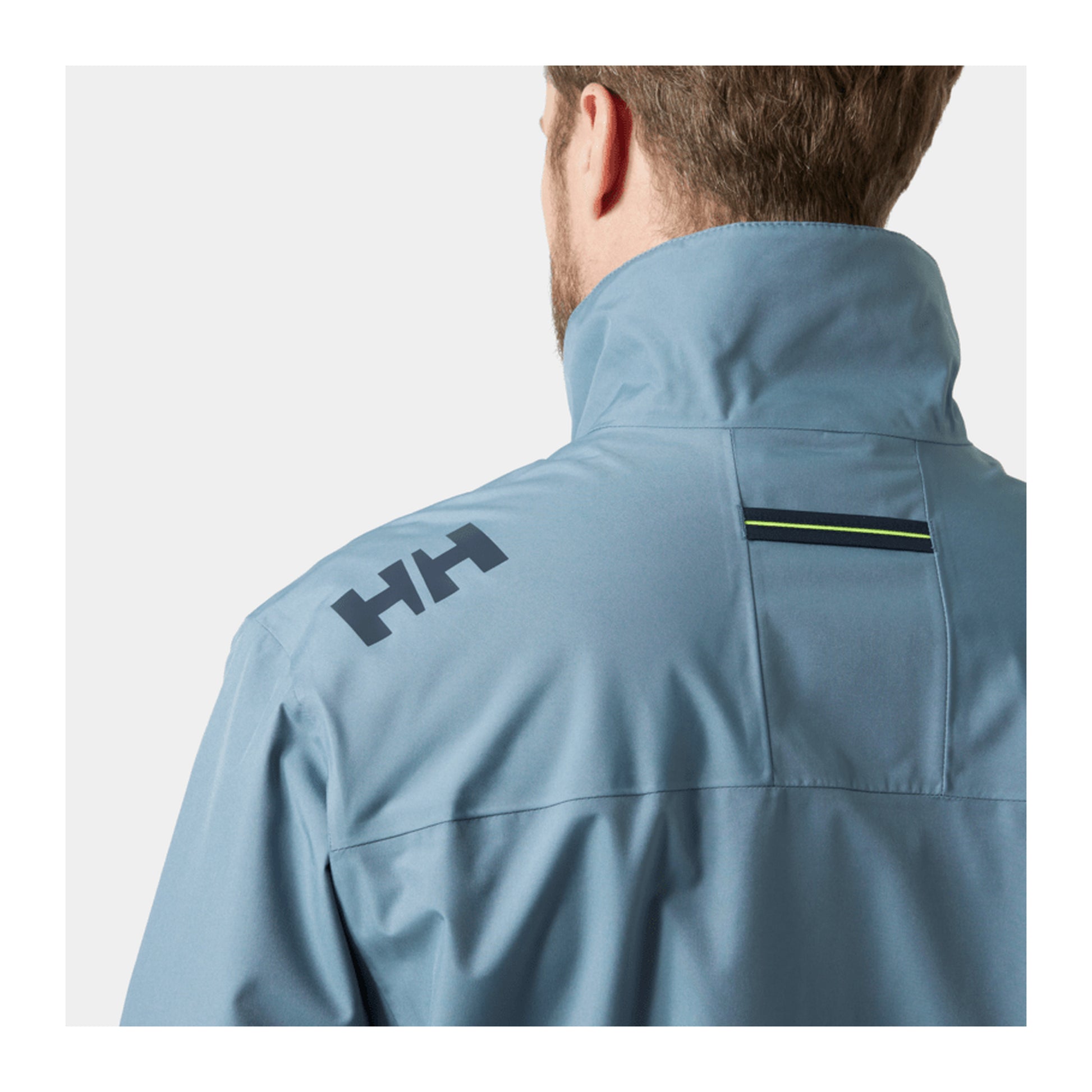 HH Men's Crew Jacket 2.0 – Washed Navy – detail