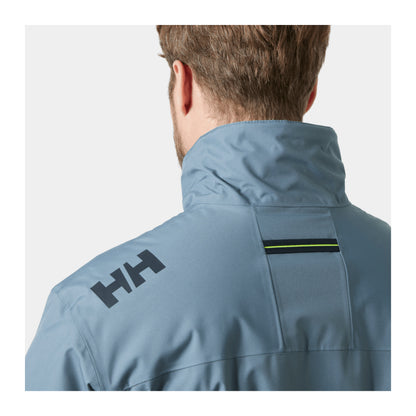 HH Men's Crew Midlayer Jacket 2 – Washed Navy – detail