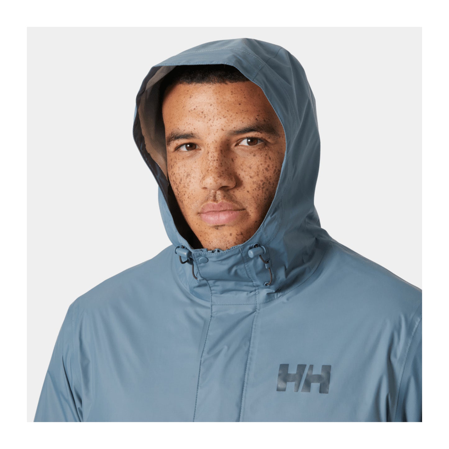 HH Men's Loke Jacket – Washed Navy – detail