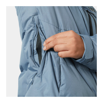 HH Women's W Kvitfjell Race Puffy Jacket – Washed Navy – detail