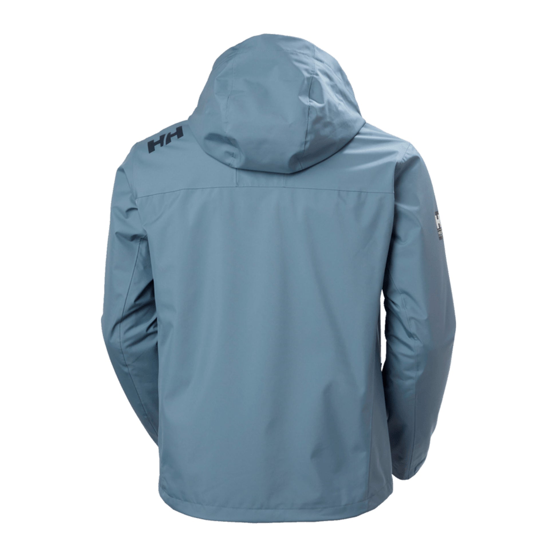 HH Men's Crew Hooded Midlayer Jacket 2 – Washed Navy – back