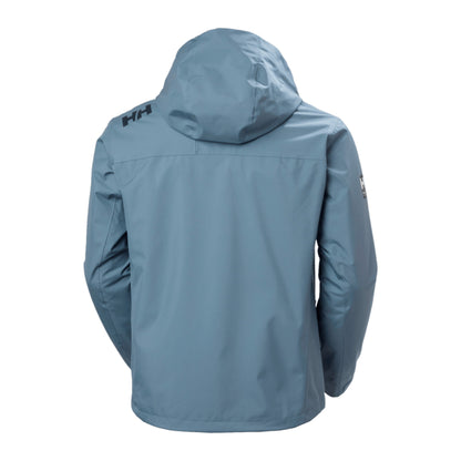 HH Men's Crew Hooded Midlayer Jacket 2 – Washed Navy – back