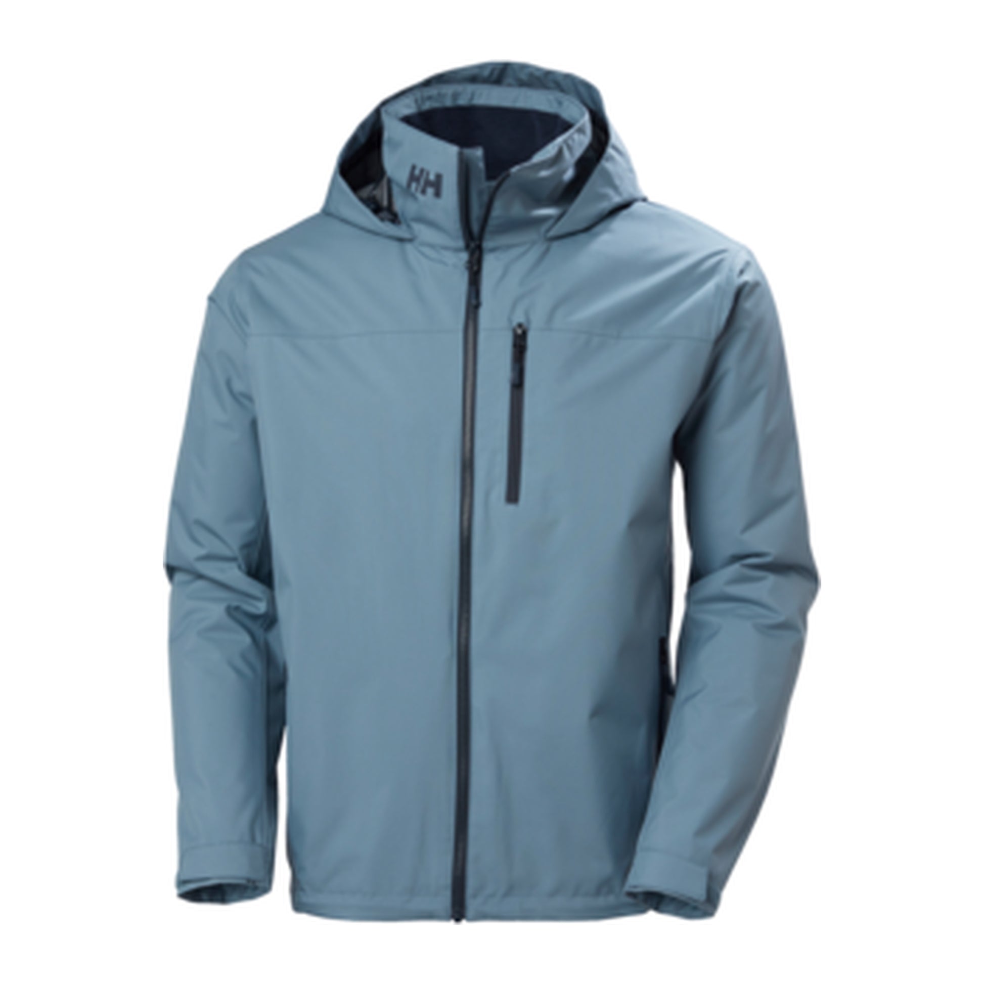 HH Men's Crew Hooded Midlayer Jacket 2 – Washed Navy – detail