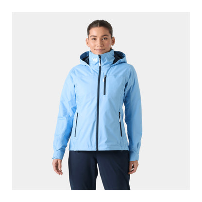 HH Women's W Crew Hooded Midl Jacket 2.0 – Bright Blue – detail
