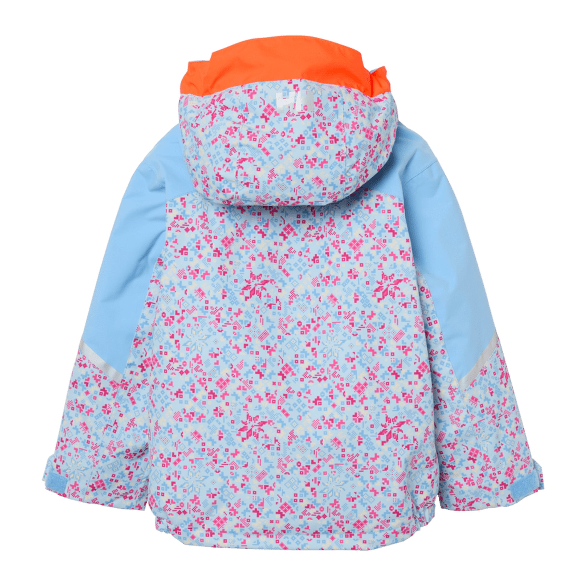 HH Kids' K Legend Jacket – Bright Blue Aop – back