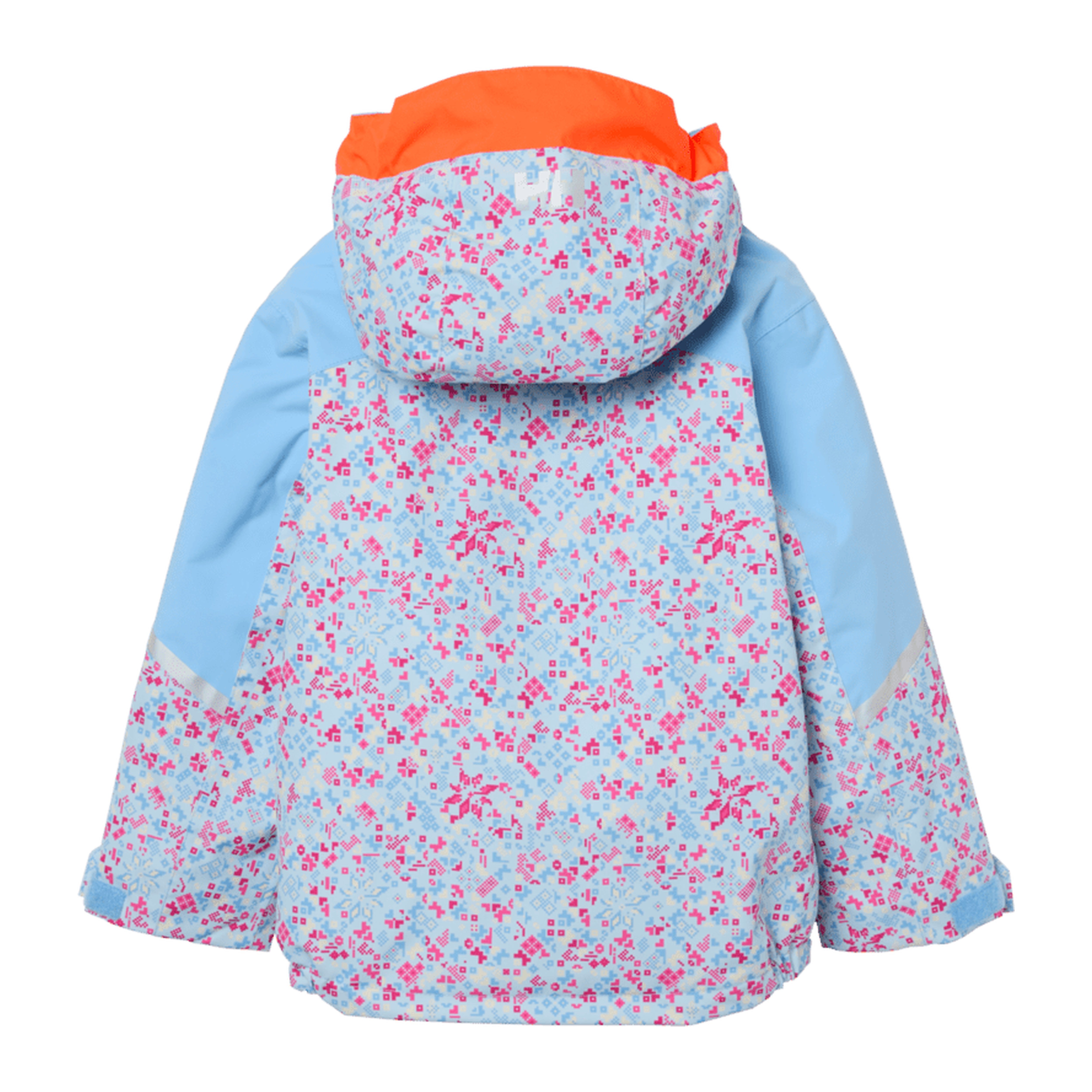 HH Kids' K Legend Jacket – Bright Blue Aop – back