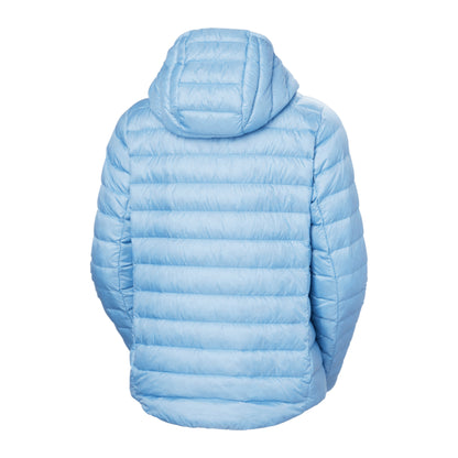 HH Women's W Verglas Hooded Down 2.0 – Bright Blue – back