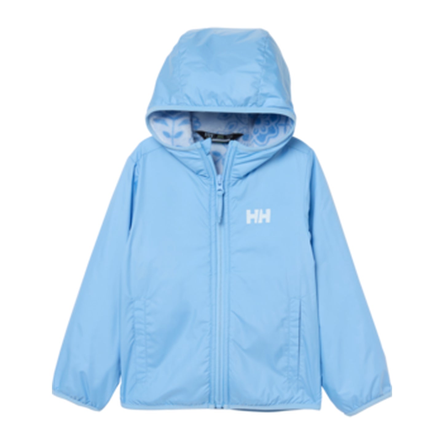 HH Kids' K Chill Hooded Jacket – Bright Blue – detail