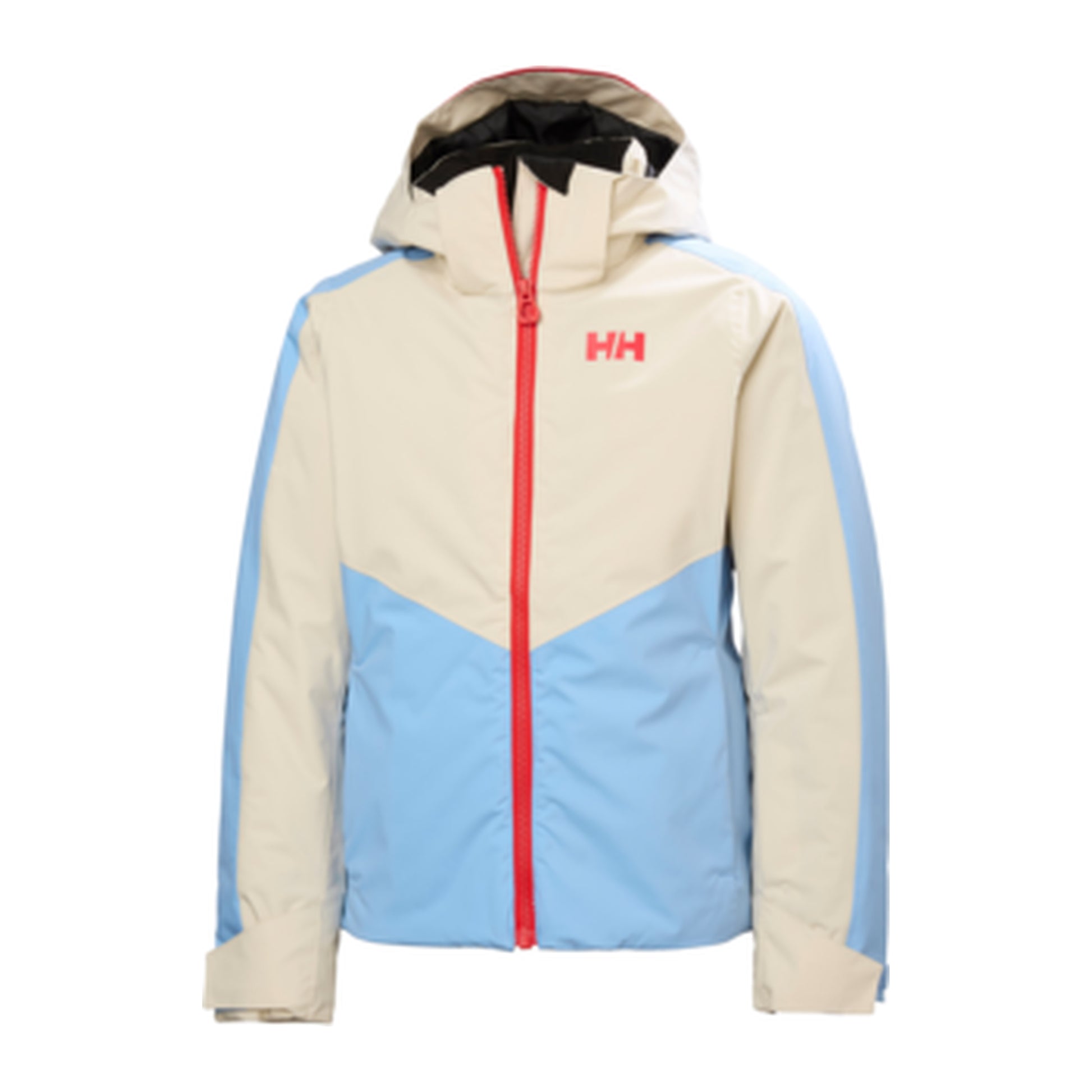 HH Girls' Jr Girl Snowbliss Jacket – Bright Blue – detail