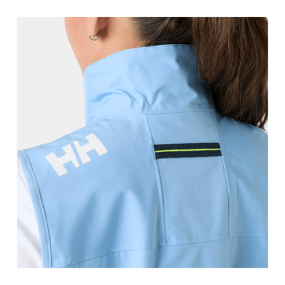 HH Women's W Crew Vest 2.0 – Bright Blue – detail