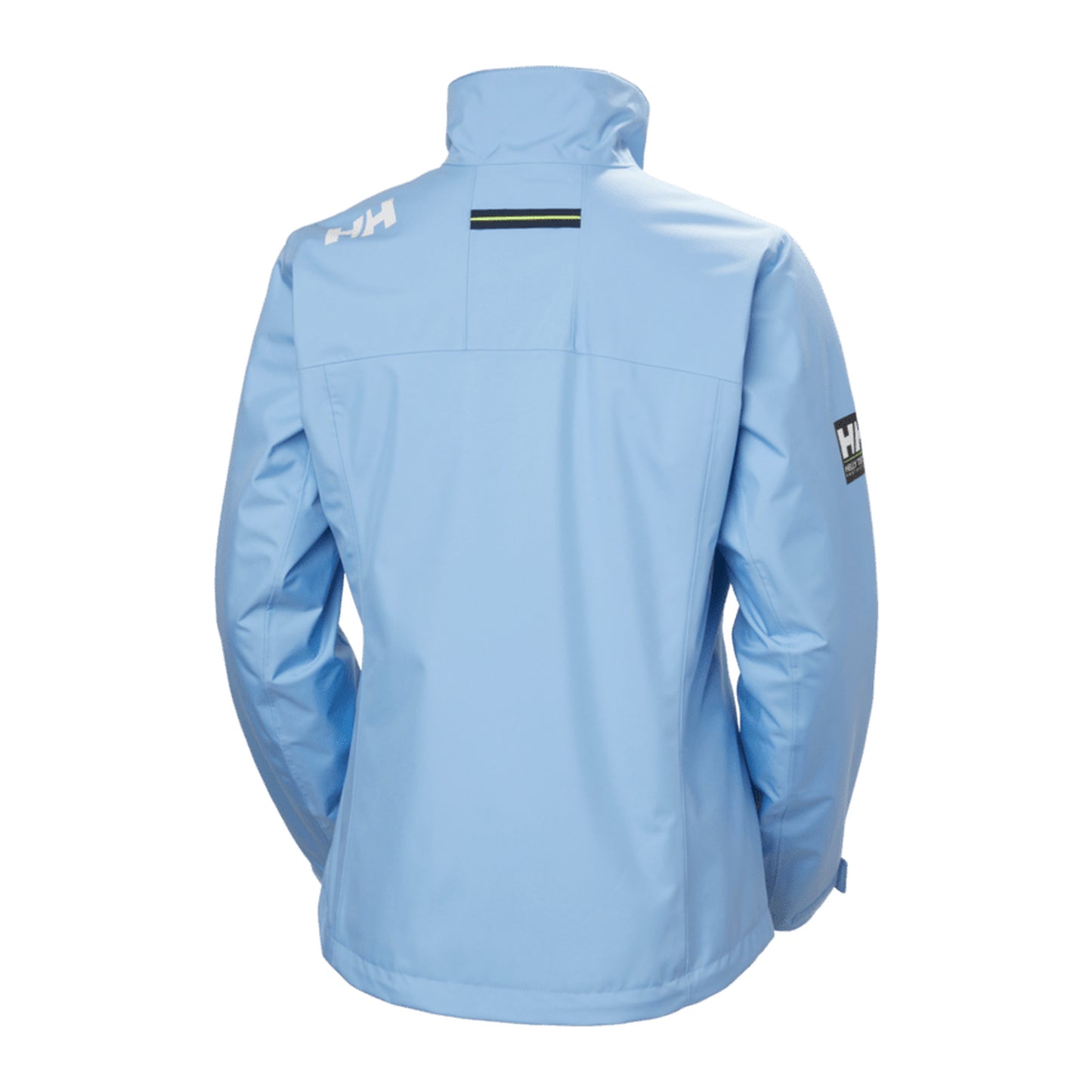 HH Women's W Crew Midlayer Jacket 2 – Bright Blue – back