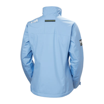 HH Women's W Crew Midlayer Jacket 2 – Bright Blue – back