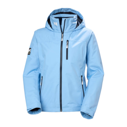 HH Women's W Crew Hooded Midl Jacket 2.0 – Bright Blue – detail