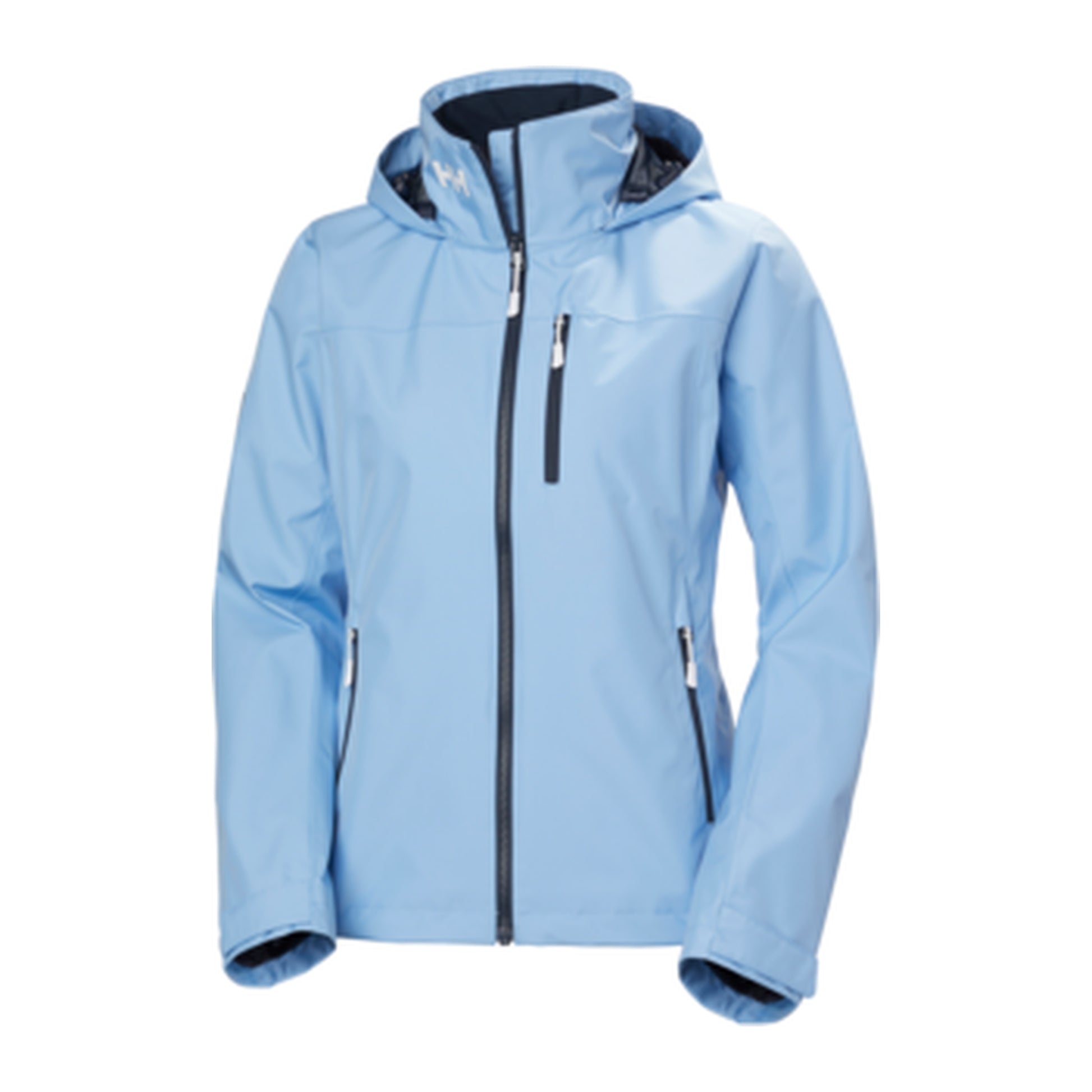 HH Women's W Crew Hooded Jacket 2.0 – Bright Blue – detail