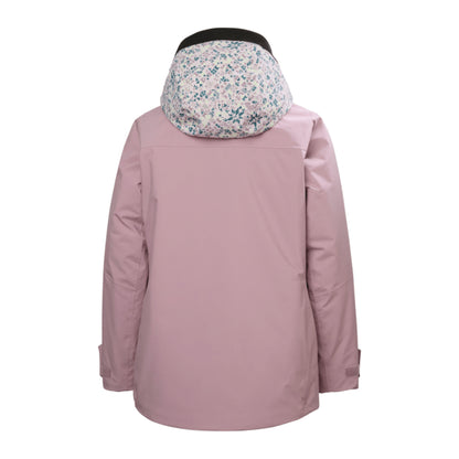 HH Girls' Jr Girl Stellar Jacket 2.0 – Purple Clay Aop – back